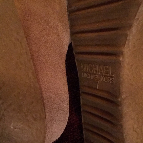 Michael Kors Fleece Lined Suede Boots - Picture 5 of 6